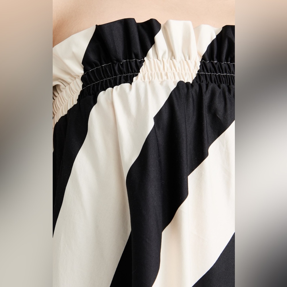 NWT $598 Tory Burch Wide Stripe Long Dress - Picture 10 of 13